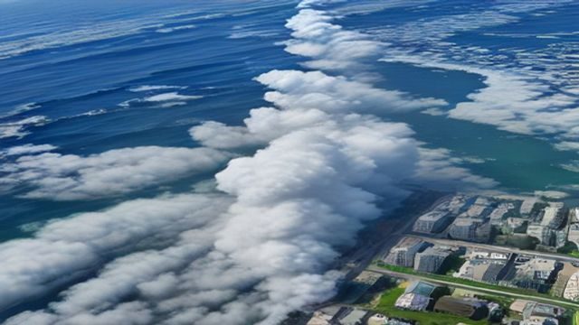 法国空姐培训中心内学员在全尺寸客舱模拟器中进行紧急疏散演练，教官在旁指导